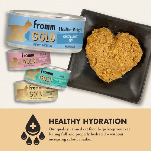 Fromm Gold Healthy Weight Chicken & Duck Pâté Cat Food (5.5 oz, Single Can)