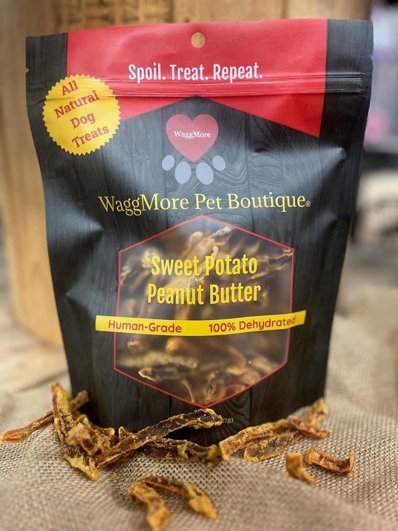 WaggMore Pet Boutique Sweet Potato & Peanut Butter Dog Treats