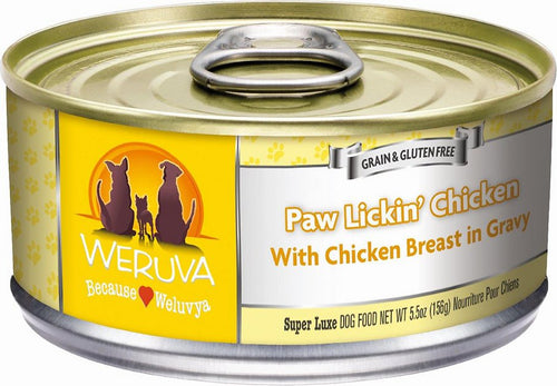 Weruva Classics Paw Lickin' Chicken with Chicken Breast in Gravy Wet Dog Food